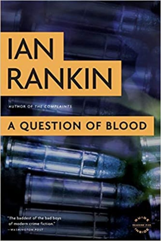 Book cover for "A Question of Blood" by Ian Rankin