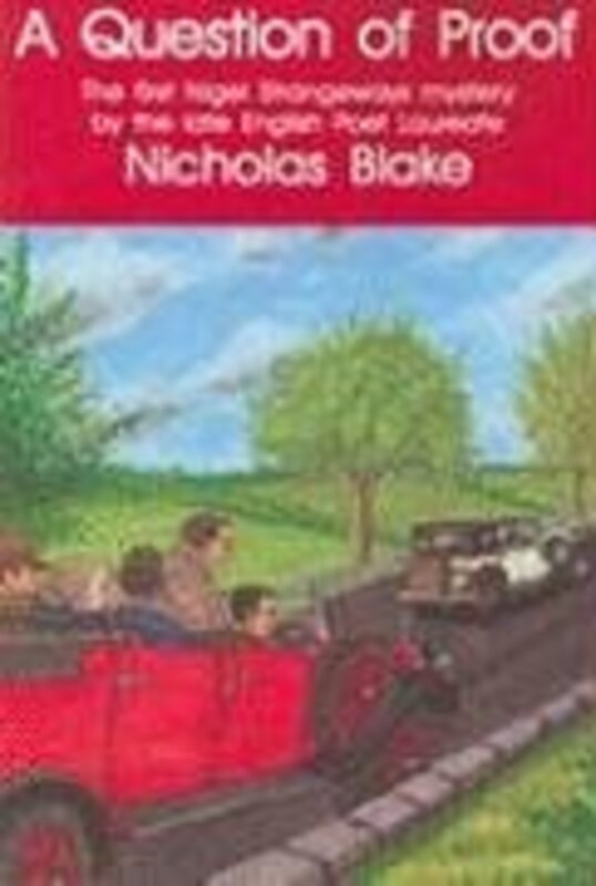Book cover for "A Question of Proof" by Nicholas Blake