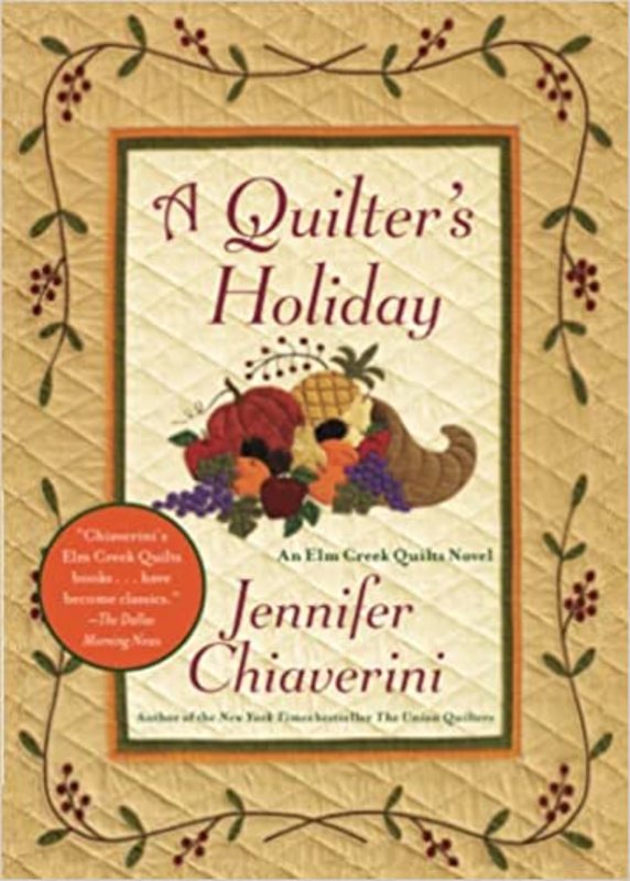 Book cover for "A Quilter's Holiday" by Jennifer Chiaverini