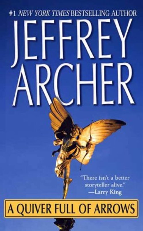 Book cover for "A Quiver Full of Arrows" by Jeffrey Archer