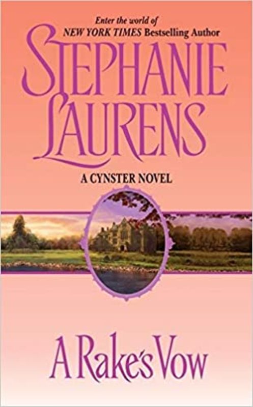 Book cover for "A Rake's Vow" by Stephanie Laurens