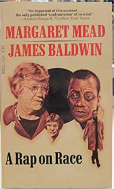 Book cover for "A Rap on Race" by James Baldwin