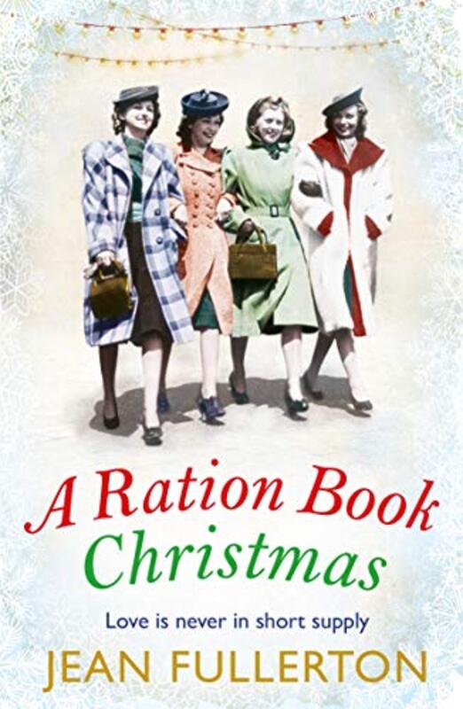 Book cover for "A Ration Book Christmas" by Jean Fullerton