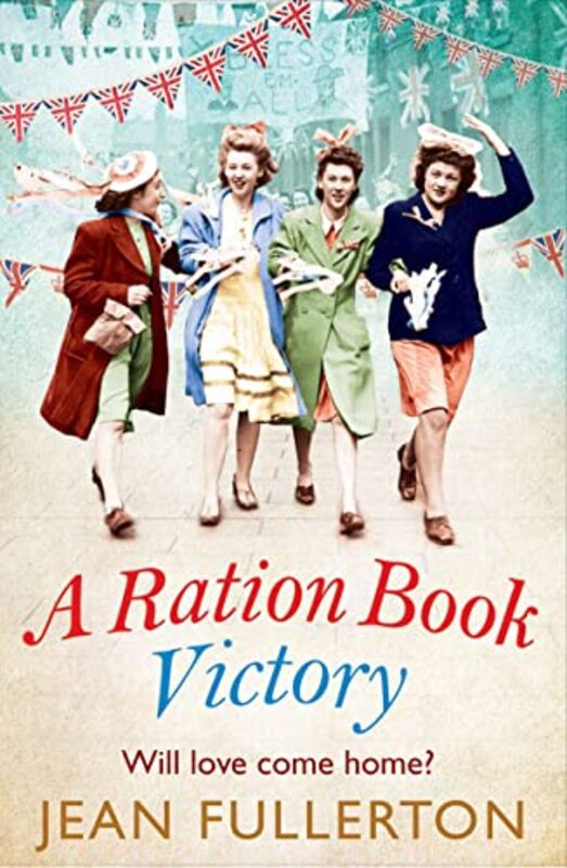 Book cover for "A Ration Book Victory" by Jean Fullerton