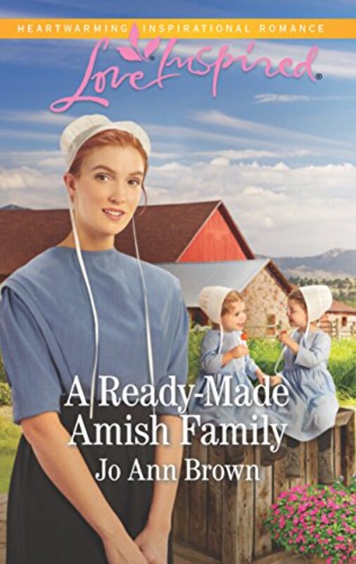 Book cover for "A Ready-Made Amish Family" by Jo Ann Brown
