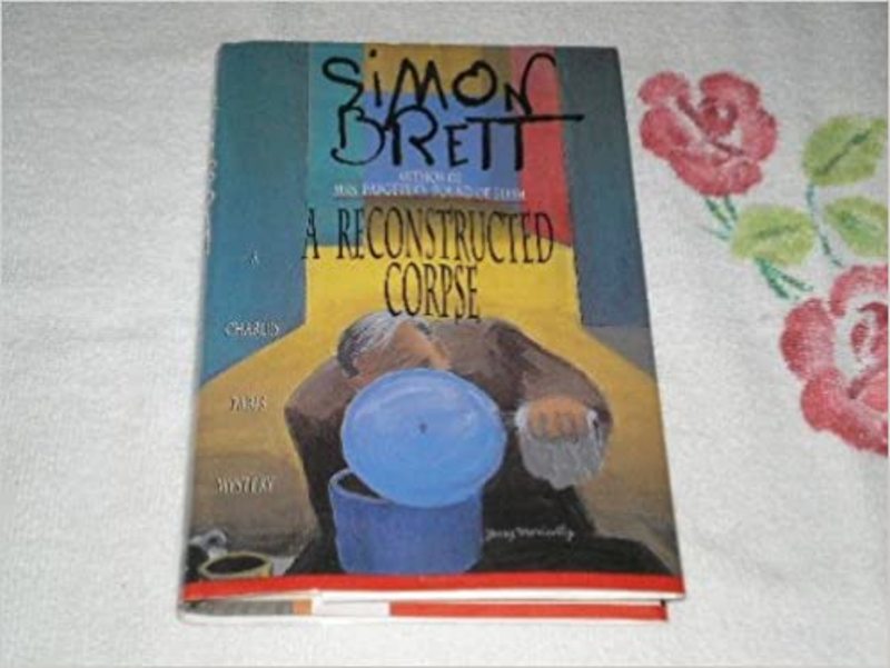 Book cover for "A Reconstructed Corpse" by Simon Brett