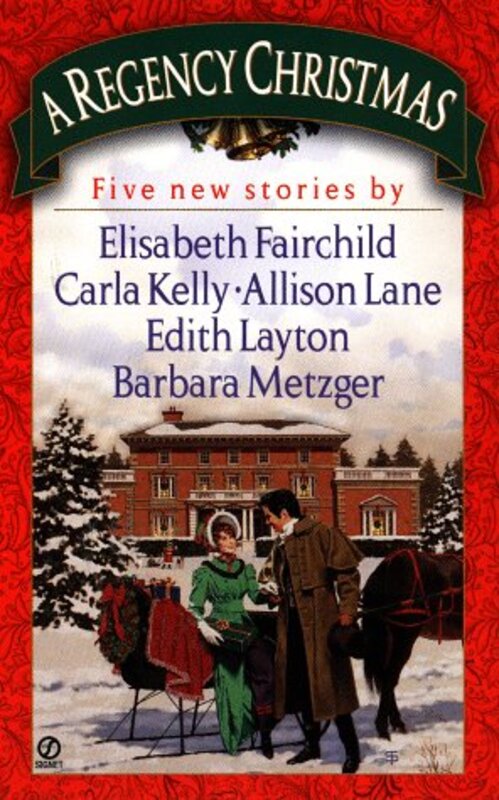 Book cover for "A Regency Christmas VIII" by Barbara Metzger