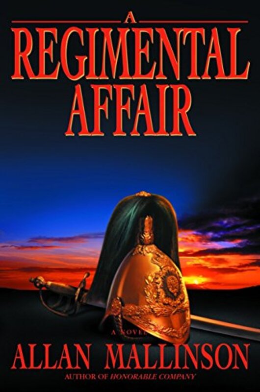 Book cover for "A Regimental Affair" by Allan Mallinson