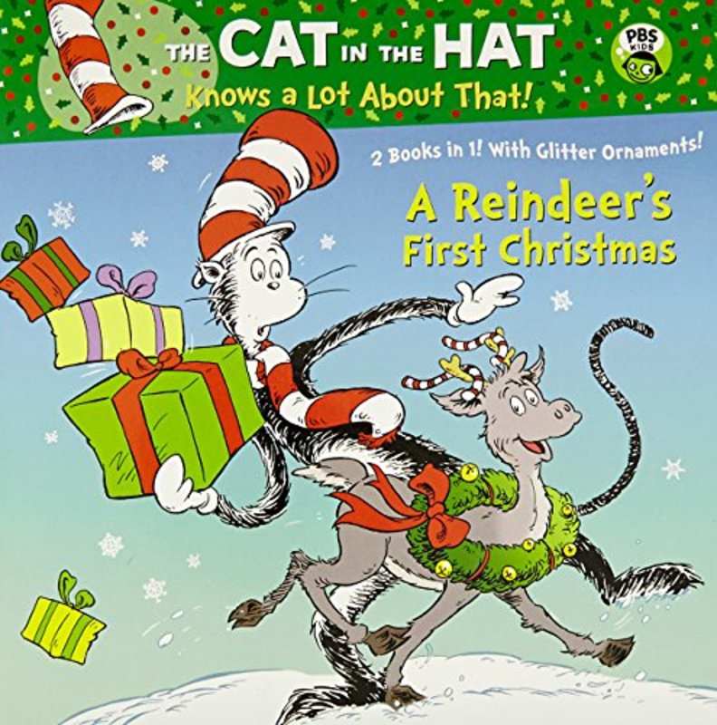 Book cover for "A Reindeer's First Christmas/New Friends for Christmas" by Tish Rabe