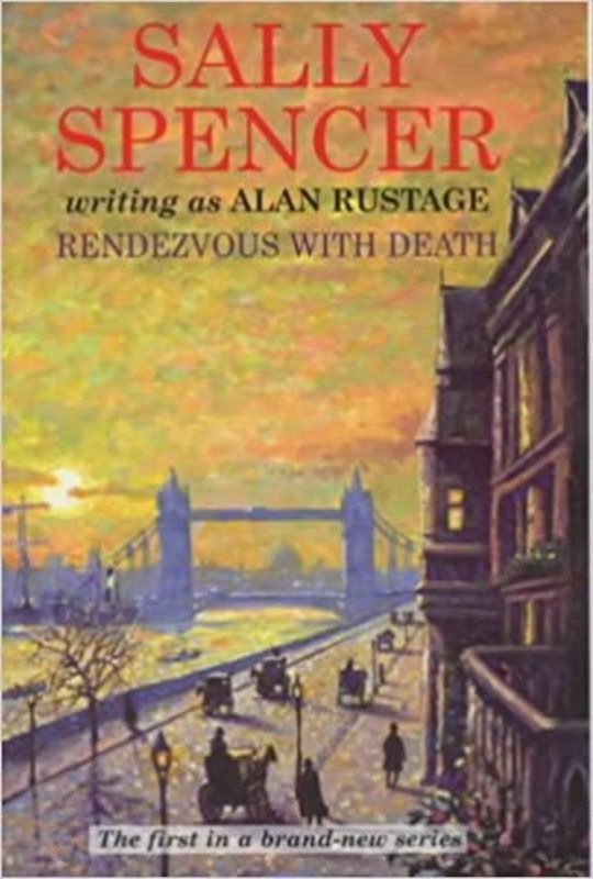 Book cover for "A Rendezvous with Death" by Sally Spencer