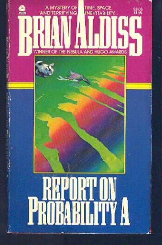 Book cover for "A Report on Probability" by Brian Aldiss