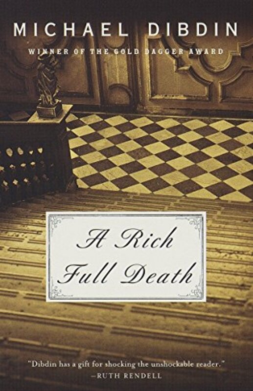 Book cover for "A Rich Full Death" by Michael Dibdin