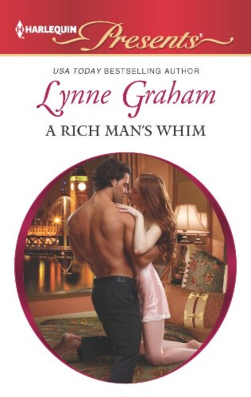 Book cover for "A Rich Man's Whim" by Lynne Graham