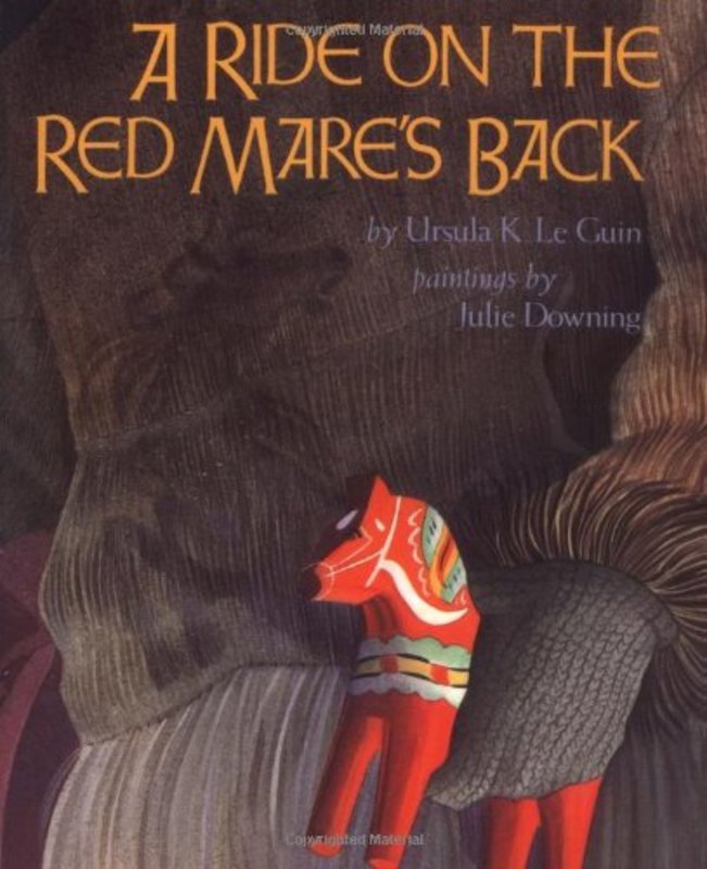Book cover for "A Ride on the Red Mare's Back" by Ursula K Le Guin