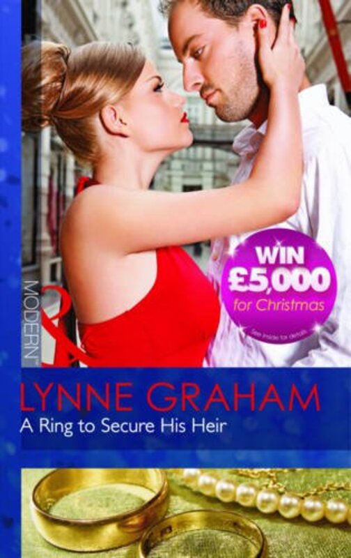 Book cover for "A Ring to Secure His Heir" by Lynne Graham