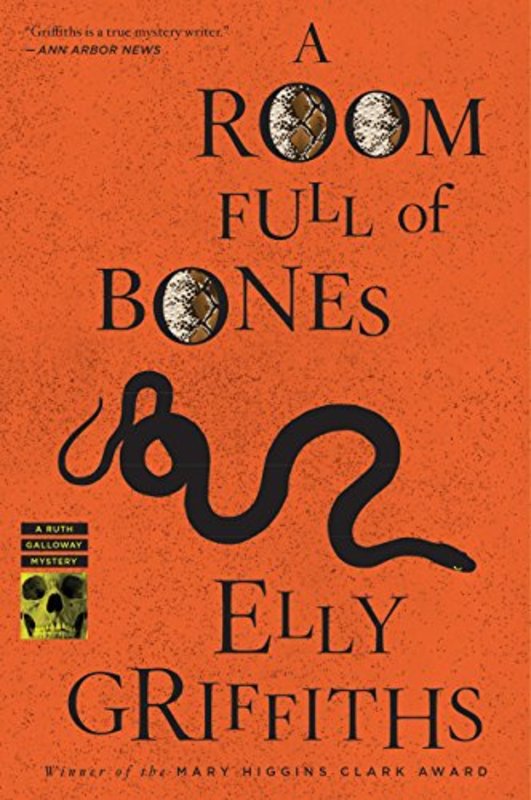 Book cover for "A Room Full Of Bones" by Elly Griffiths