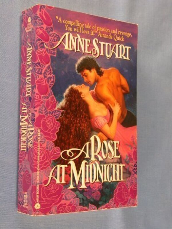 Book cover for "A Rose at Midnight" by Anne Stuart