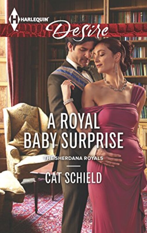 Book cover for "A Royal Baby Surprise" by Cat Schield