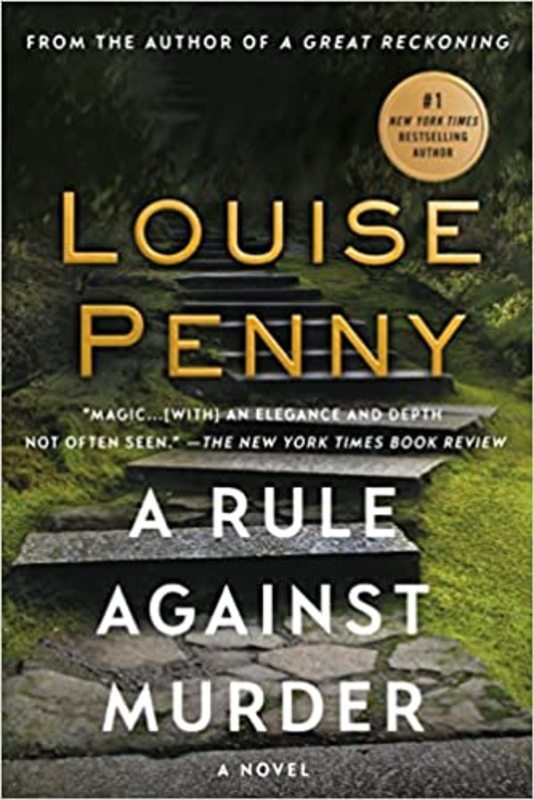 Book cover for "A Rule Against Murder" by Louise Penny