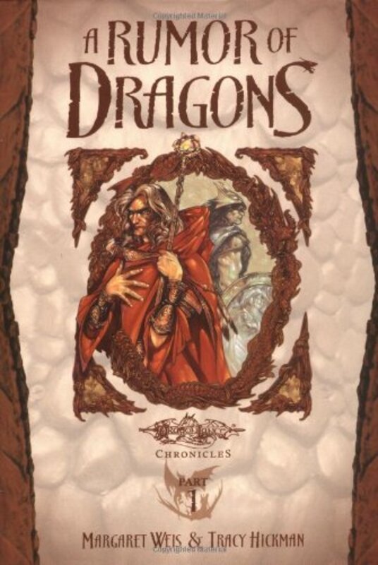 Book cover for "A Rumor of Dragons" by Margaret Weis