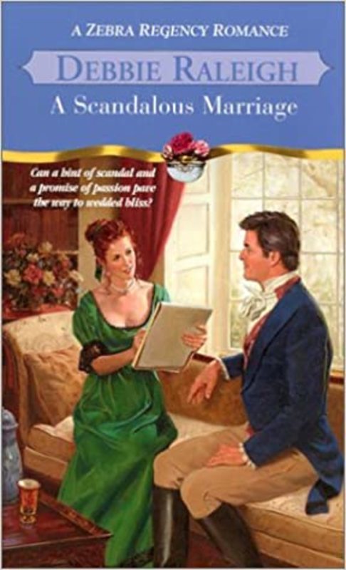 Book cover for "A Scandalous Marriage" by Alexandra Ivy