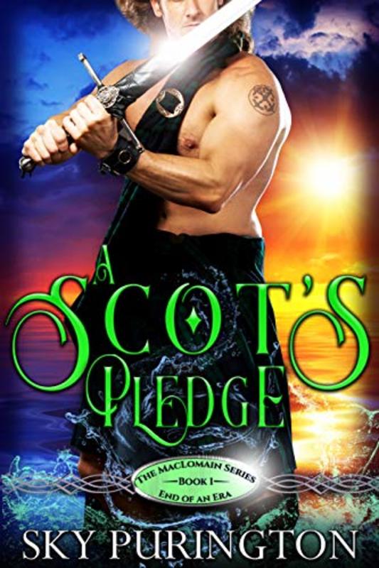 Book cover for "A Scot's Pledge" by Sky Purington