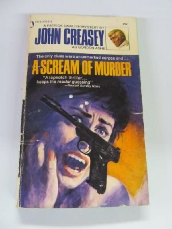 Book cover for "A Scream of Murder" by John Creasey