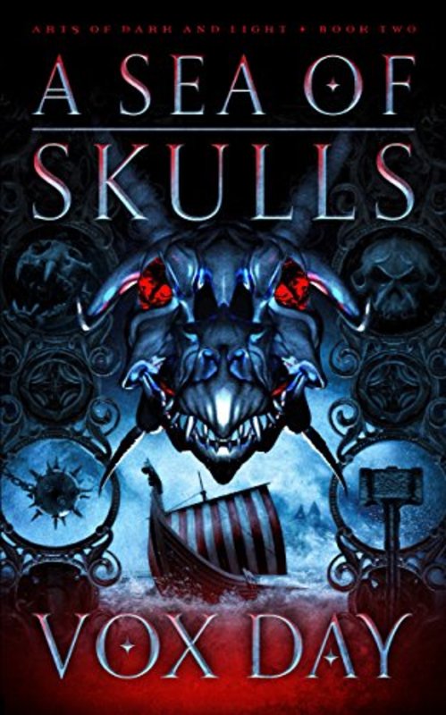 Book cover for "A Sea of Skulls" by Vox Day