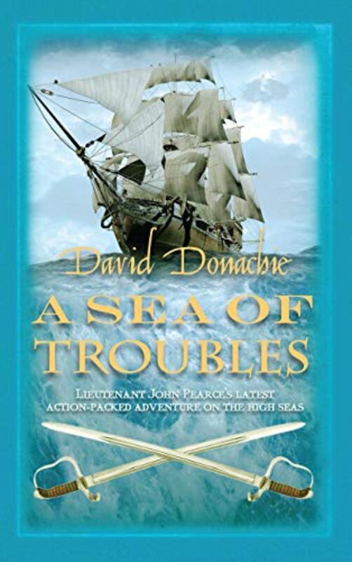 Book cover for "A Sea of Troubles" by David Donachie