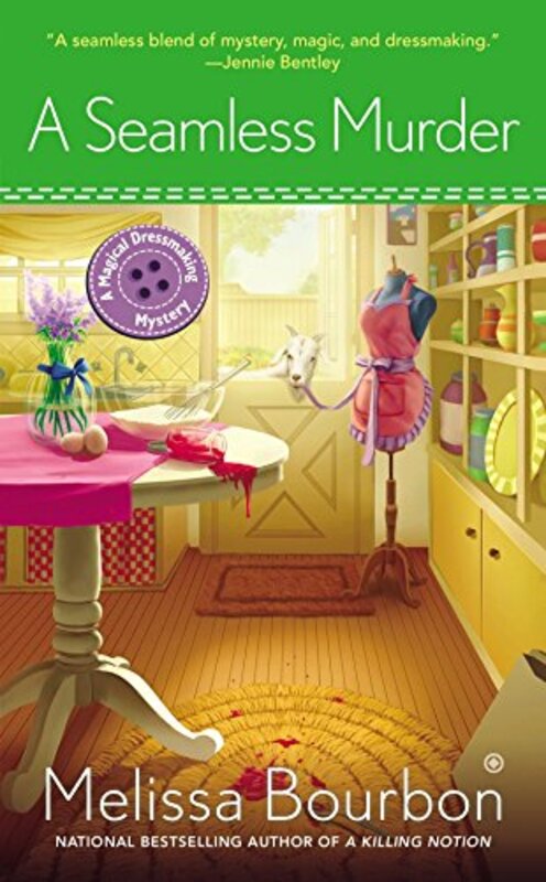 Book cover for "A Seamless Murder" by Melissa Bourbon Ramirez