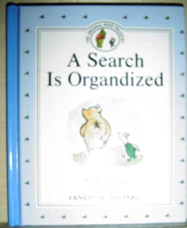 Book cover for "A Search Is Organdized" by AA Milne