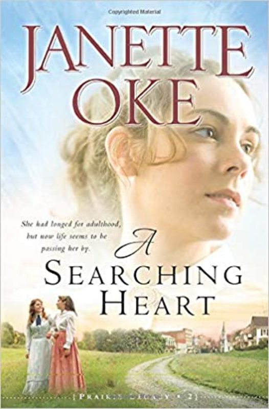 Book cover for "A Searching Heart" by Janette Oke