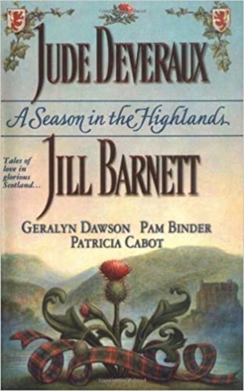 Book cover for "A Season in the Highlands" by Jude Deveraux