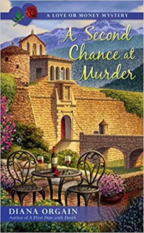 Book cover for "A Second Chance at Murder" by Diana Orgain