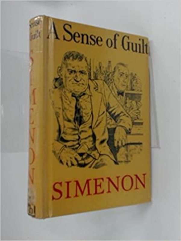 Book cover for "A Sense of Guilt" by Georges Simenon