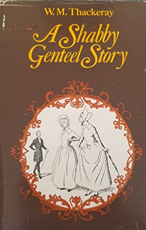Book cover for "A Shabby Genteel Story" by William Makepeace Thackeray