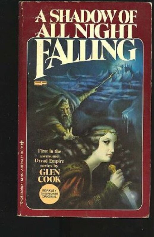 Book cover for "A Shadow of All Night Falling" by Glen Cook