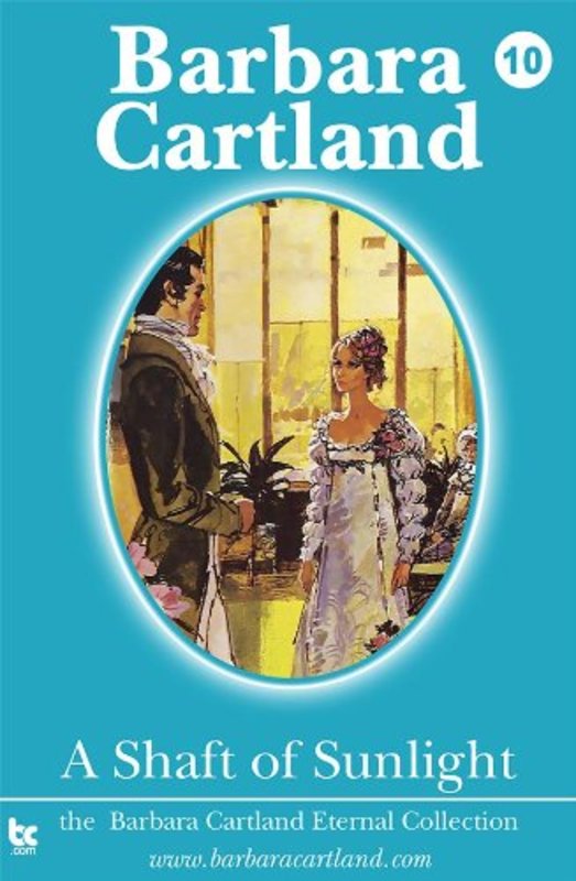 Book cover for "A Shaft of Sunlight" by Barbara Cartland