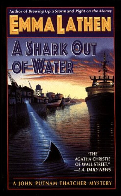 Book cover for "A Shark Out of Water" by Emma Lathen