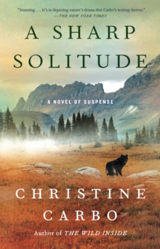 Book cover for "A Sharp Solitude" by Christine Carbo