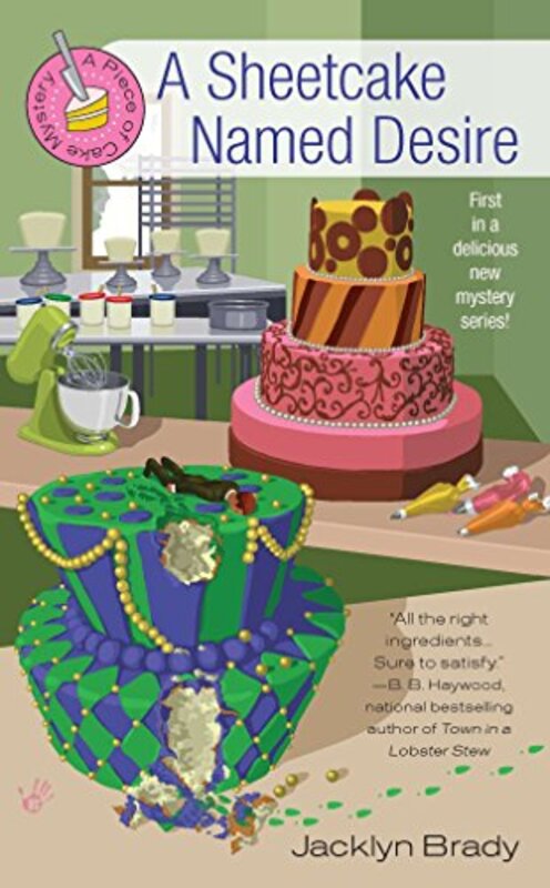 Book cover for "A Sheetcake Named Desire" by Sherry Lewis