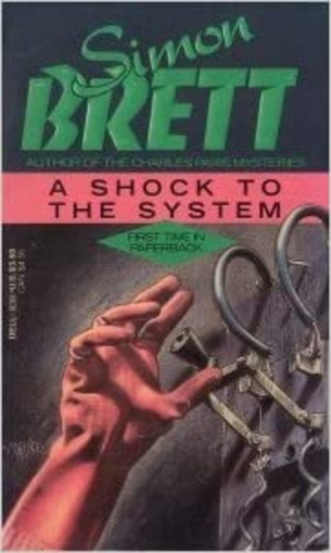 Book cover for "A Shock to the System" by Simon Brett