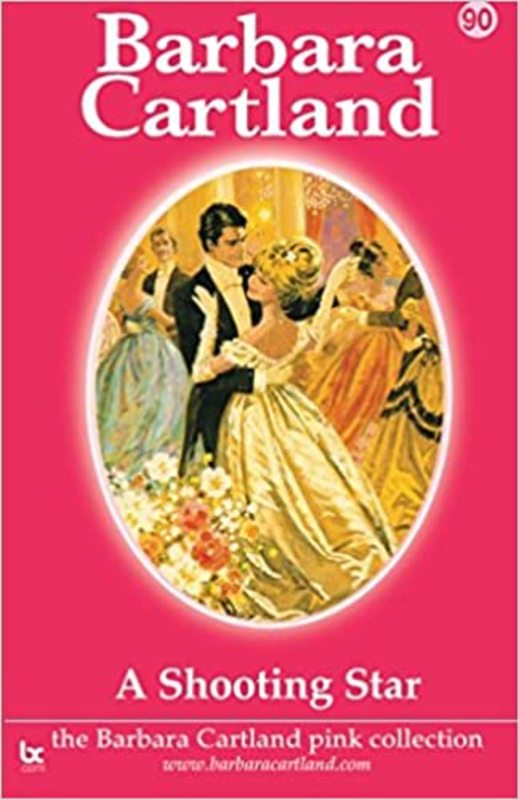 Book cover for "A Shooting Star" by Barbara Cartland