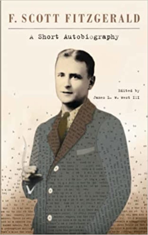 Book cover for "A Short Autobiography" by F. Scott Fitzgerald