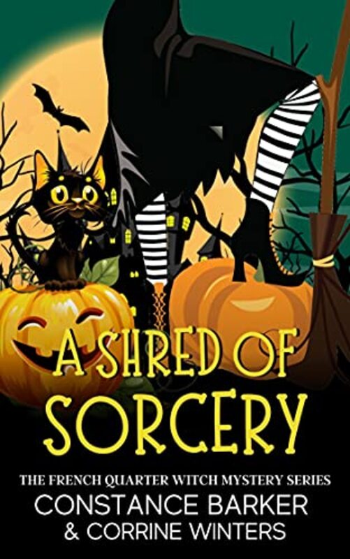Book cover for "A Shred of Sorcery" by Corrine Winters