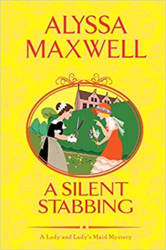 Book cover for "A Silent Stabbing" by Alyssa Maxwell