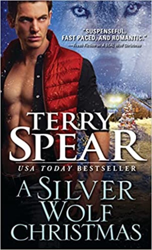 Book cover for "A Silver Wolf Christmas" by Terry Spear
