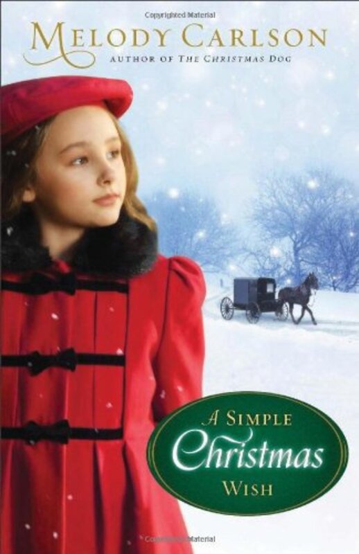 Book cover for "A Simple Christmas Wish" by Melody Carlson