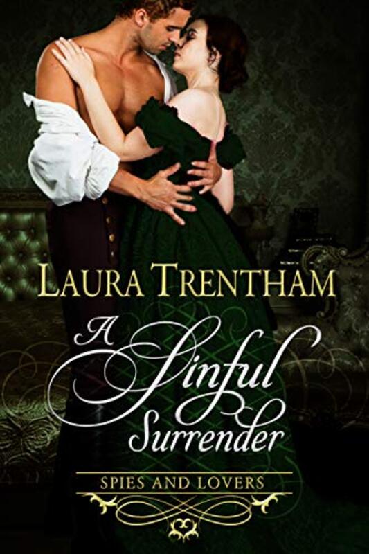 Book cover for "A Sinful Surrender" by Laura Trentham