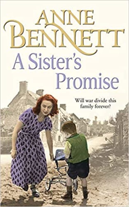 Book cover for "A Sister's Promise" by Anne Bennett